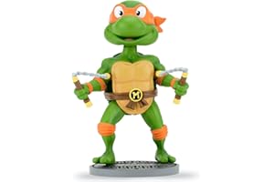 NECA Teenage Mutant Ninja Turtles (Classic) Head Knocker Michelangelo Toy Figure