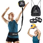 focopot Volleyball Training Equipment Aid for Volleyball Training&amp;Practice | Volleyball Trainer for Serving,Spiking,Passing,Setting,Hitting,Adjustable Volleyball Rebounder Belt for Beginners &amp; Pro