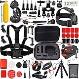 Leknes Kit de accesorios Deportes al aire libre Bundle para sj4000 / sj5000 y para GoPro heroe 4/3 + / 3/2/1 Cámaras en paracaidismo natación remo surf esquí alpinismo Correr bicicleta equitación campamento buceo Outing Pequeño Tamaño EVA prueba de golpes de mano+ Pecho / Caveza Monte Correa + Extensible de mano Monopod con el teléfono Abrazadera + Coche succión montaje de la taza + manillar de la bici Holder + Flotante empuñadura