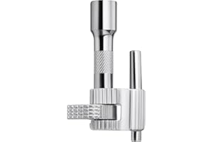 97258 Tub Drain Removal Tool Extractor - with 3/8" Drive Interface for Removes Old Broken Stubborn and Rusted Drains