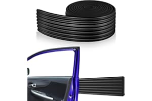 Innconee Garage Wall Protector, 10ft x 3.15in Garage Car Door Protector Waterproof Anti-Scratch Wall Bumper Guard Self Adhesive Rubber Strip for Warehouse Car Doors Parking Assist(Black)