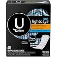 U by Kotex Lightdays Plus Absorbent Liners 40ct