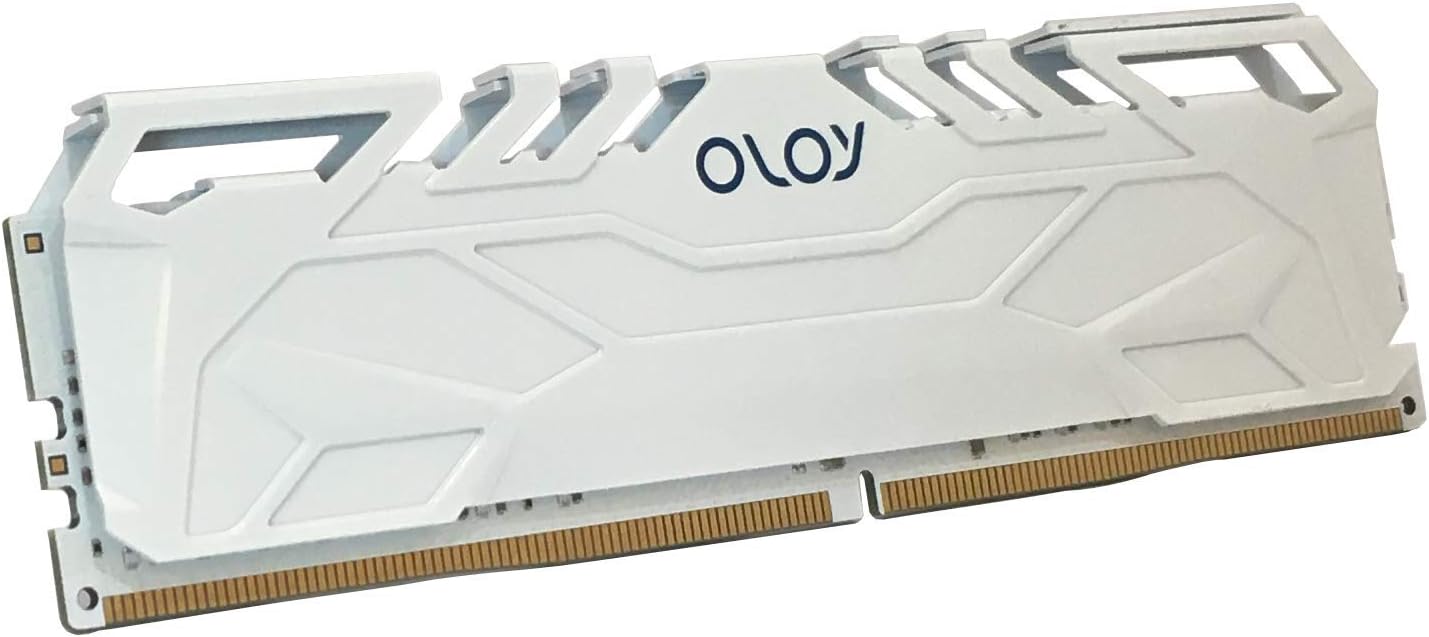 OLOy DDR4 RAM 32 GB (1 x 32 GB) 3200 MHz CL16 1.35 V 288 pines UDIMM (MD4U3232161DHWSA), White, 32GB - Image 3