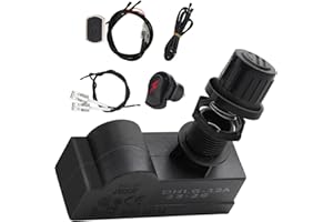 BQMAX G350-0017-W1 Ignition for Charbroil 2 Burner Grill Ignitor Replacement Kit, Electronic Ignition Module and Grill Igniters Button with Wires for Charbroil Surefire Ignition Systems, 2 Outlets