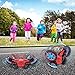 VATOS RC Stunt Car Remote Control Car 4WD Off Road RC Flip Car, 360° Spins & Flips 180° Swing with Led Lights 2.4Ghz Double Sided Rotating Tumbling 3D Deformation Dance Car Kids Toy for Boys Girls
