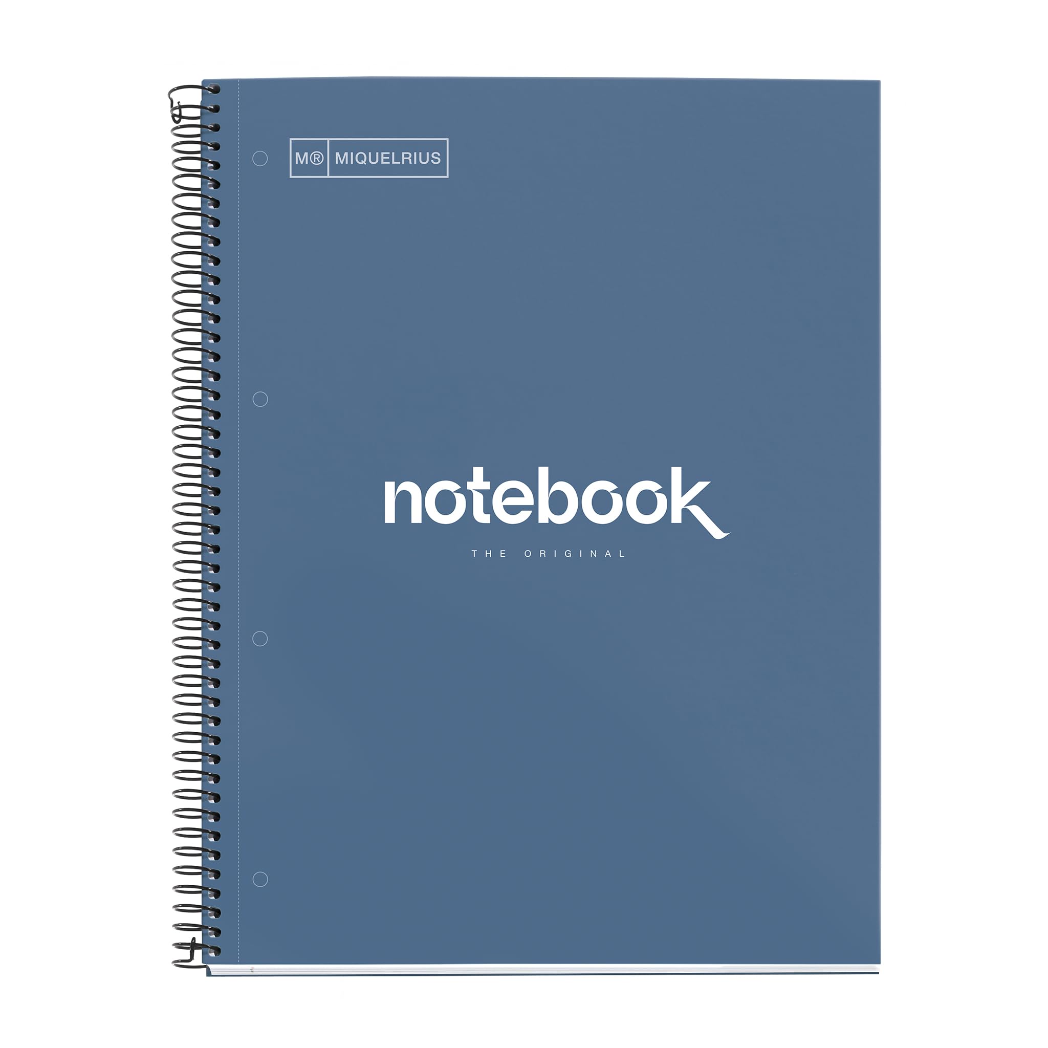 Miquelrius A4 Emotions Spiral Notebook Navy