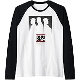 Run DMC Official White Silhouettes Raglan Baseball Tee