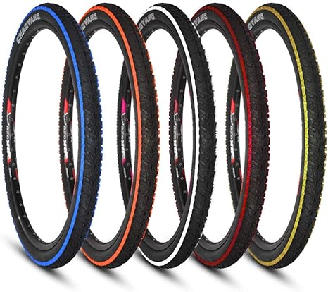 colored mountain bike tires