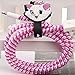 Tospania DIY Cartoon Style Spiral Wire Protectors for Apple Lightning Cables/Samsung and other Tablet Charging Cables/ Earphone Cords and More (Marie Cat)