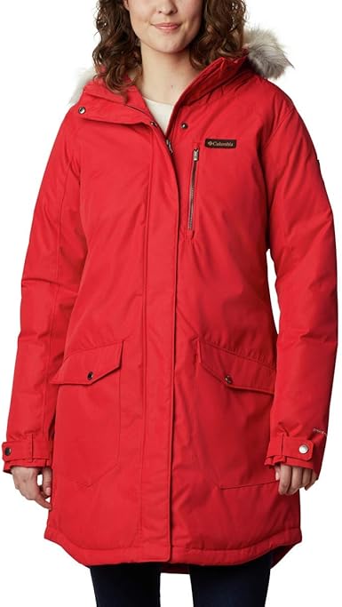 columbia suttle mountain sherpa trim insulated long jacket