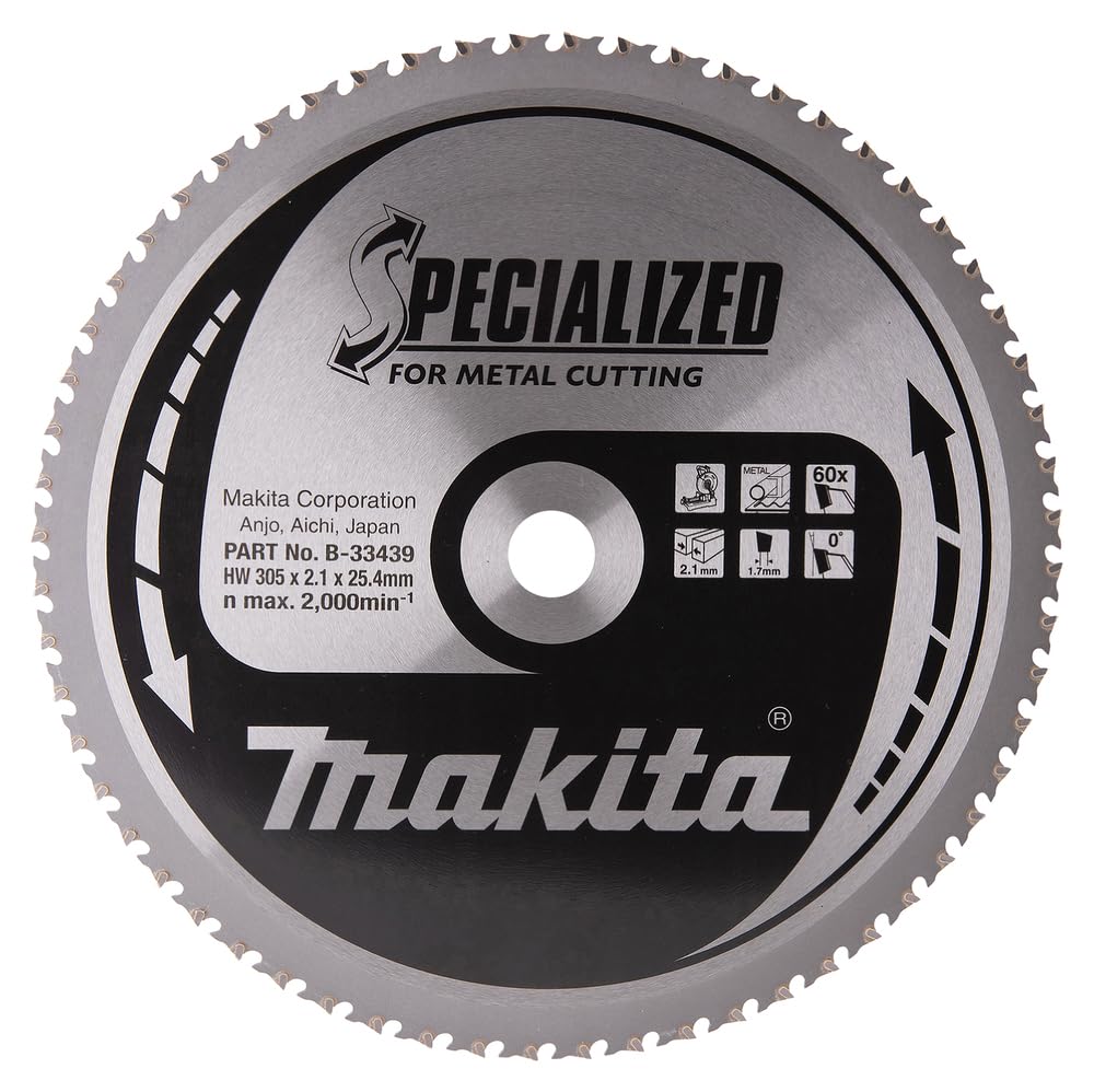 Makita B-33439 Specialized Metal Cutting Saw Blade 305x25.4x60T