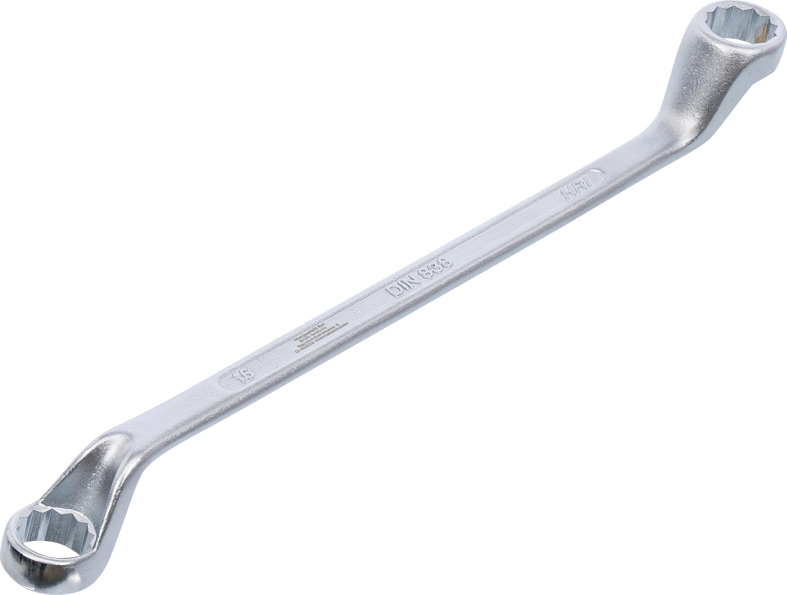 BGS 1214-16x17 | Double Ring Spanner, offset | 16 x 17 mm