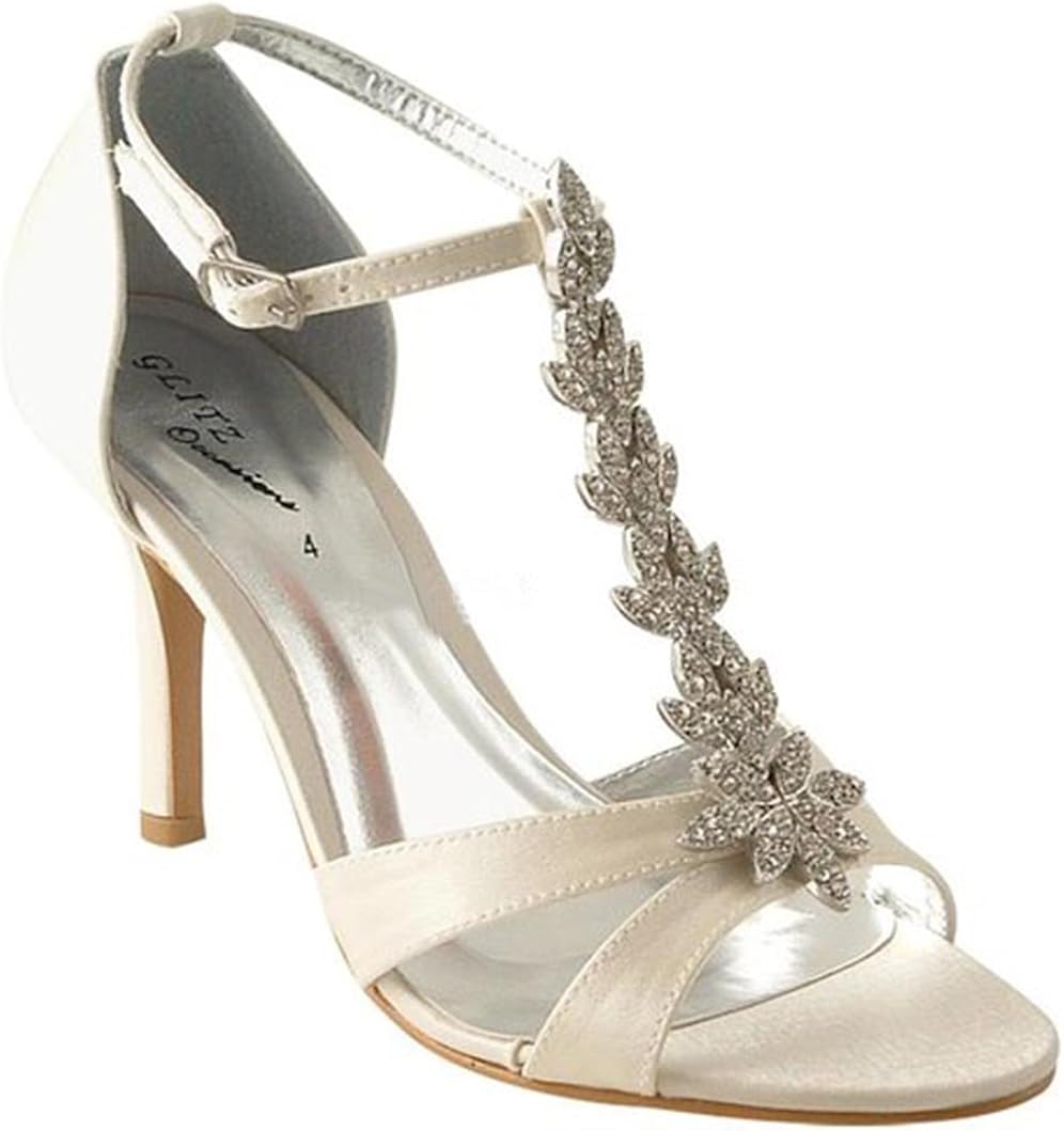 ivory satin sandals uk