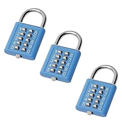 MroMax 10-Digit Combination Padlock, Push Button