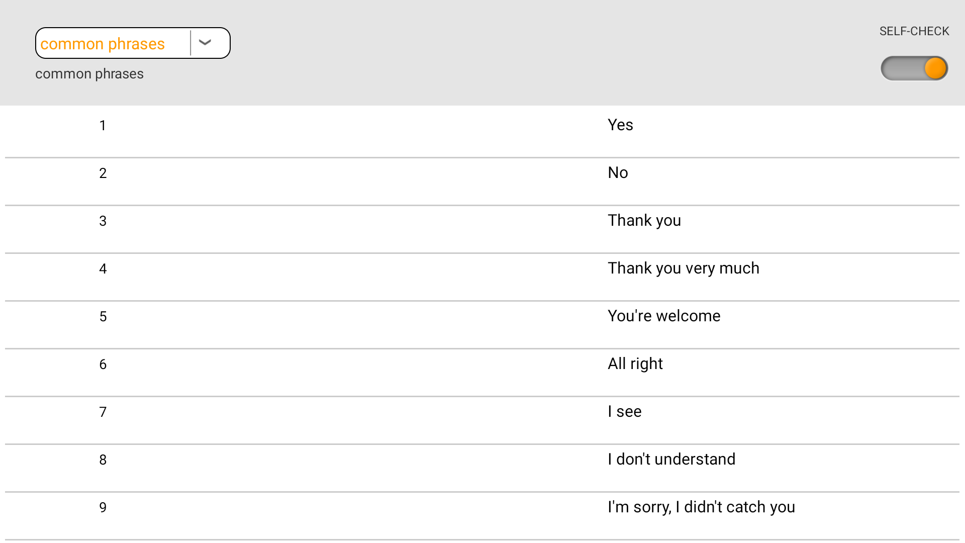 Learn American English words with for