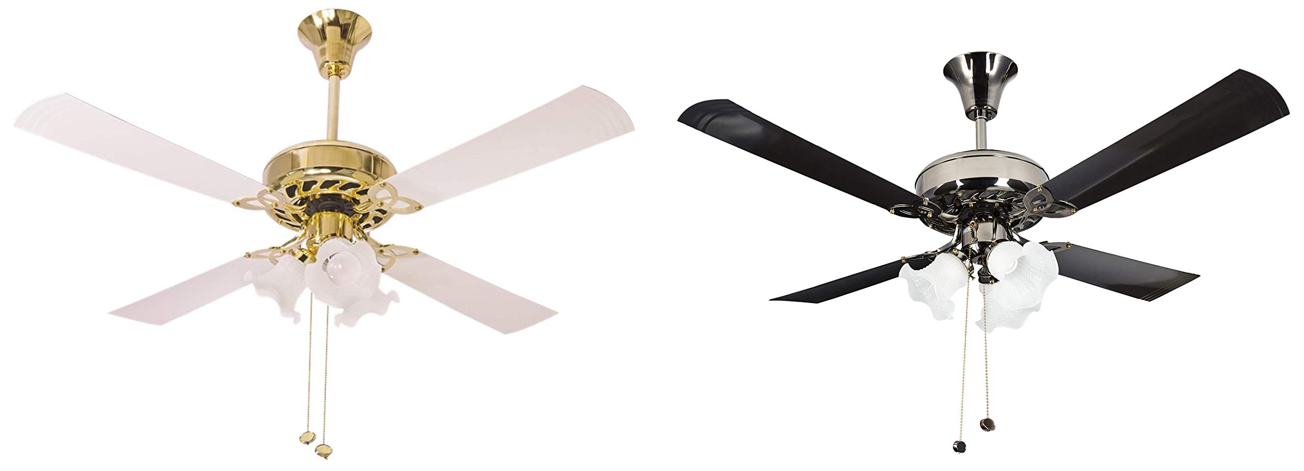 Buy Crompton Uranus 48inch Ceiling Fan With Decorative Lights (Ivory