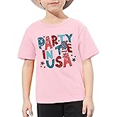 Toddler American Flag Tshirt for Boys Girls Patriotic Tops Kids 4th of July Outfits Tee USA Short Seleve