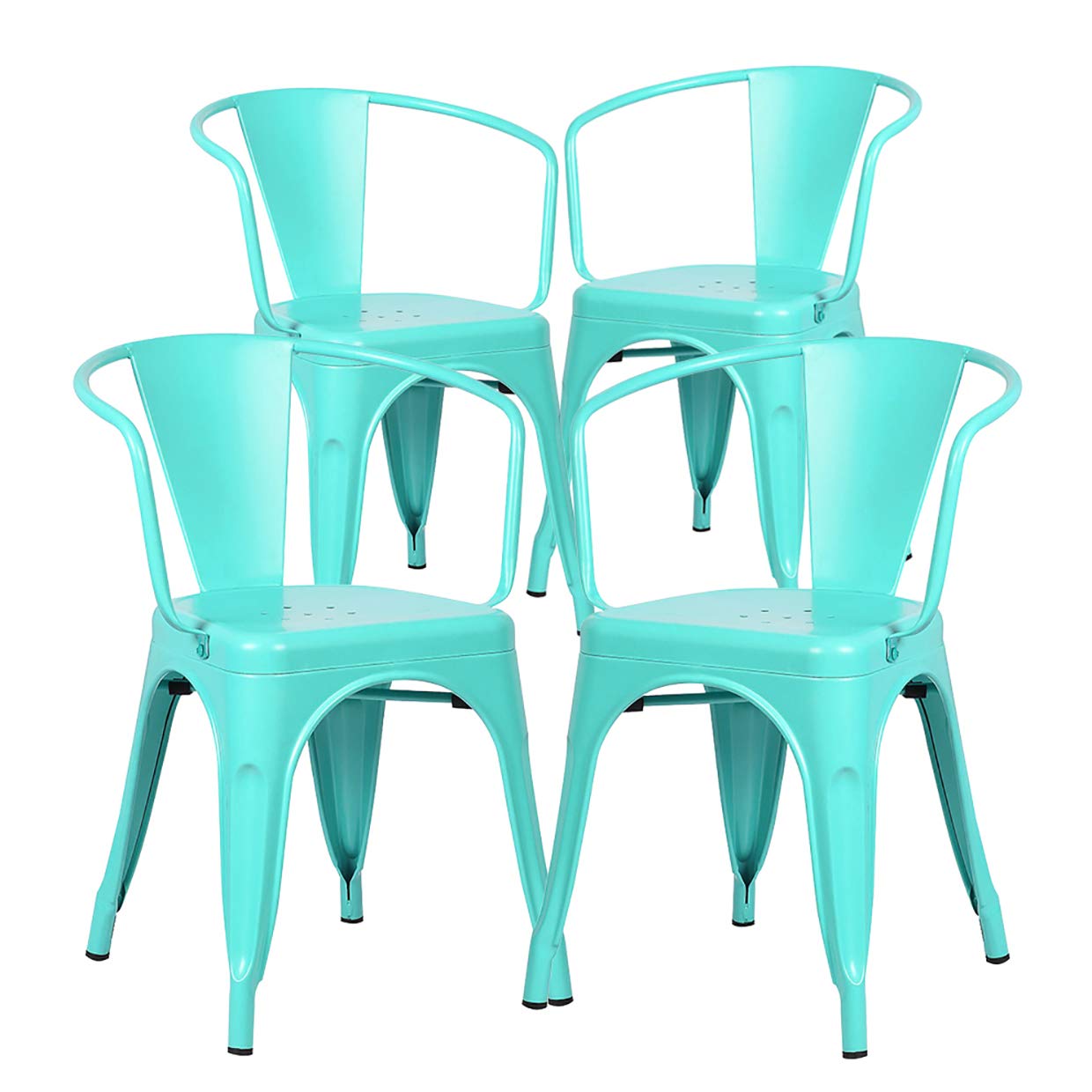 Best Set Of 2 Mint Green Modern Dining Chair