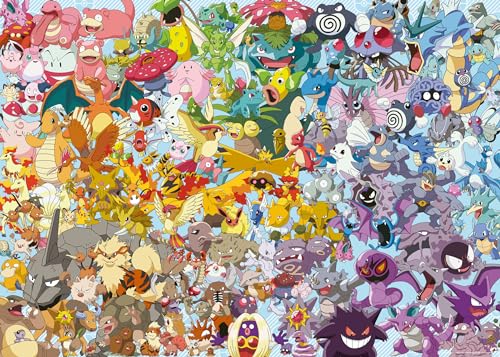 Ravensburger Pokemon 1000 Piece Jigsaw Puzzles for Kids and Adults Age 12 Years Up - Challenge Edition