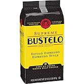 Supreme Bustelo Espresso Style Whole Bean Coffee, Dark Roast, 32 oz., Each (SMU01800)