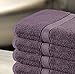 Premium Cotton Bath Towels (4 Pack, Plum, 30 x 56 Inch) - Ringspun Cotton for Maximum Softness and Absorbency - by Utopia Towels