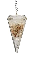 Selenite Orgone Crystal Pendulums for Divination