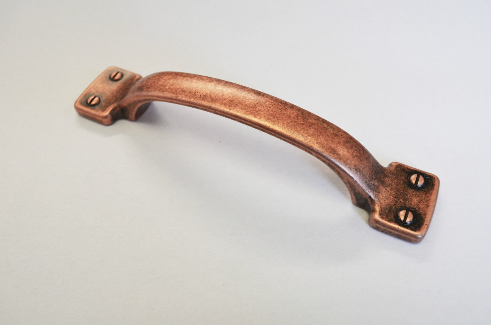 10 X D HANDLE CURVED COPPER BEDROOM KITCHEN BATHROOM CUPBOARD DOOR CABINET PULL