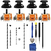 iParto 4 Pack Hall Effect Joystick Replacement Kit for PS5 - Anti-Drift 3D Analog Thumbsticks for PlayStation 5