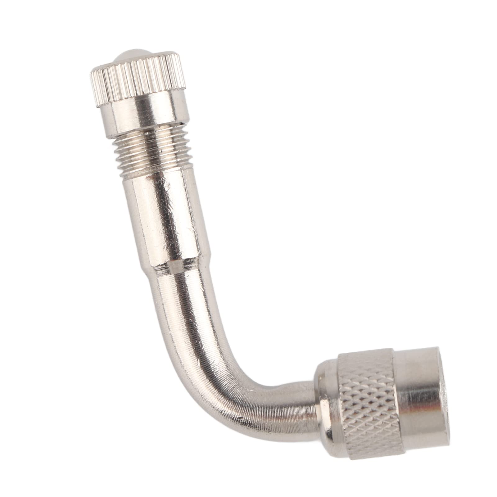 Universal Tyre Valve Extender Adapter - 90° Tire Valve Stem Extender for Car, Motorcycle, Bike, Truck, RV, Scooter