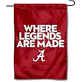 Alabama Crimson Tide Where Legends are Made Garden Flag