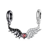 BABAMIA Demon and Angel Dangle Charms for Bracelets