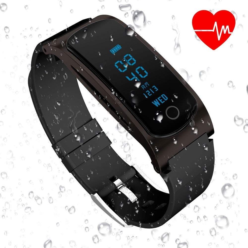 HYON Fitness Tracker, Fitness Watch, Activity Tracker with Heart Rate Monitor, Step Counter Pedometer Watch, Sleep Monitor, Waterproof Bluetooth Wristband for Men Women & Kids