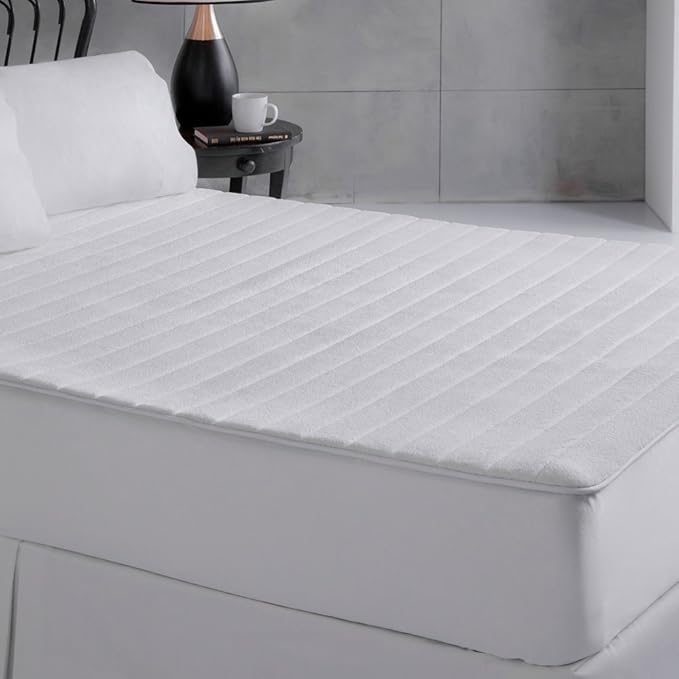 Bedsack Ultra Plush Memory Foam Mattress Pad, Full Size, White Amazon