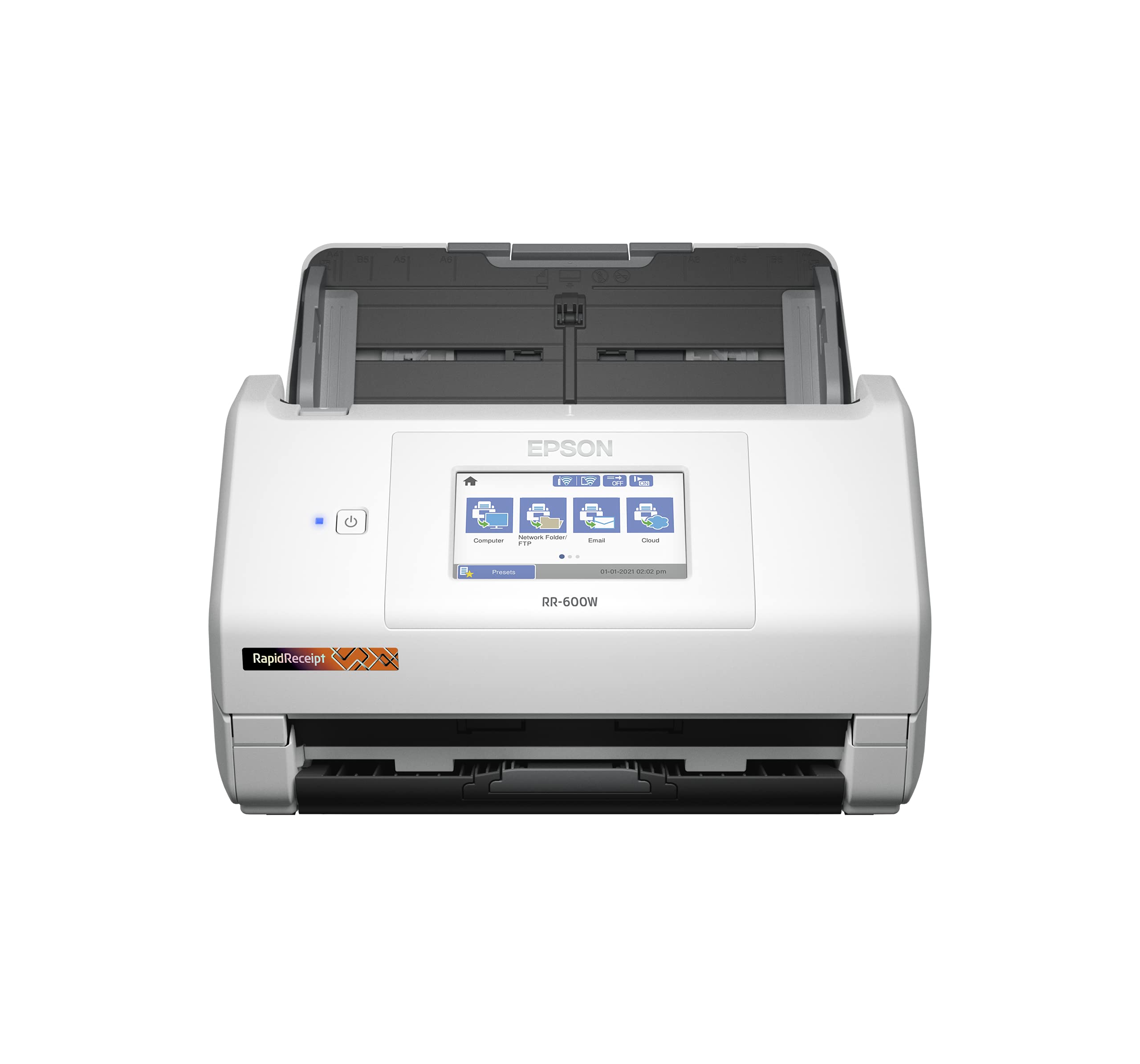 Epson RapidReceipt RR-600W Wireless Desktop Color Duplex Receipt and Document Scanner Bundle with Epson RapidReceipt RR-70W Wireless Mobile Receipt and Color Document Scanner