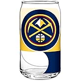 Rico Industries NBA Basketball Standard 16-oz Can Shaped Glass