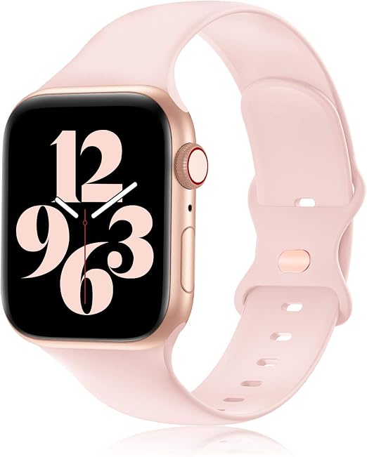 Amazon.com: YAXIN - Correa para Apple Watch 38MM 40MM 42MM 44MM, silicona  suave, correa de repuesto compatible con iWatch Series 6 5 4 3 2 1, SE,  unisex
