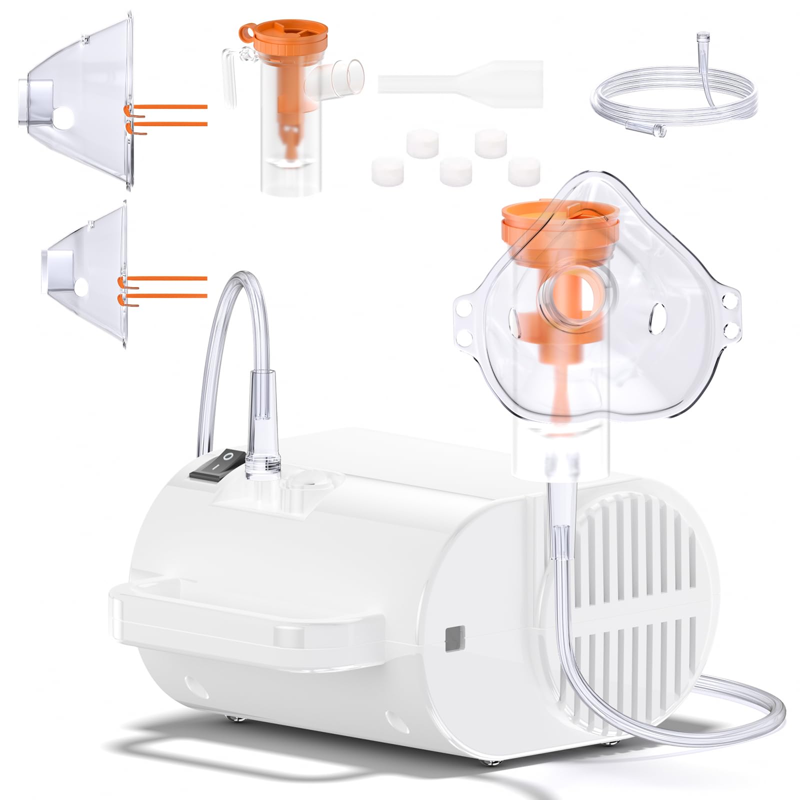 Photo 1 of Freeway Nebulizer Compressor?Portable Nebulizer Machine for Adults and Kids?Personal Steam Inhaler with Mouthpiece?2 Masks?Tubing for Travel or Home Daily Use