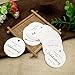Thank You for Celebrating with Us Tag,Original Design Paper Gift Tag,100 PCS Kraft Tags with 100 Feet String for Wedding,Baby Shower, Party Favor (White)