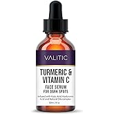 VALITIC Vitamin C Serum - Anti Aging and Dark Spot Remover for Face, Skin Care with Niacinamide, Hyaluronic Acid, Collagen, Kojic Acid, Turmeric - Brightening Face Serum 1 fl oz