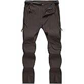 KELOIFUT Men's Hiking Cargo Pants Quick-Dry Outdoor Water Resistant Lightweight Mountain Breathable Zipper Pocket Work Pants