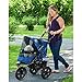 Pet Gear No-Zip AT3 Pet Stroller, Zipperless Entry, Midnight River