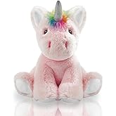 Hideekoog Unicorn Stuffed Animal Toys, 8.5 Inch Soft and Cuddly Unicorn Plush Animals Toy, Cute and Realistic Stuffed Animals Gifts for Boys and Girls Soft Toy for Kids