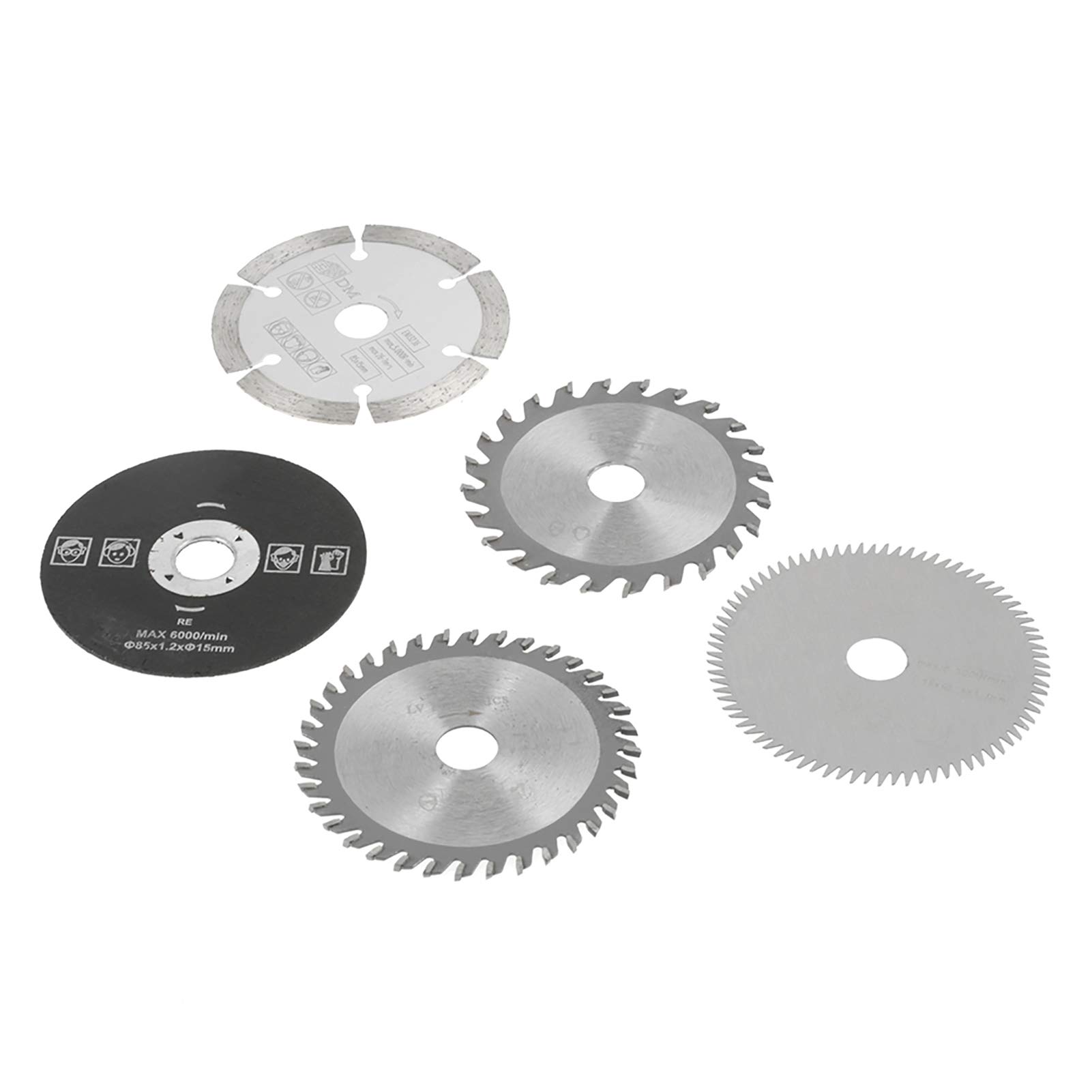 Tbest Hs301Dz Worx 5Pcs 85Mm Inner Diameter 15Mm Mini Carbide Circular Saw Blade For Cutting Tool