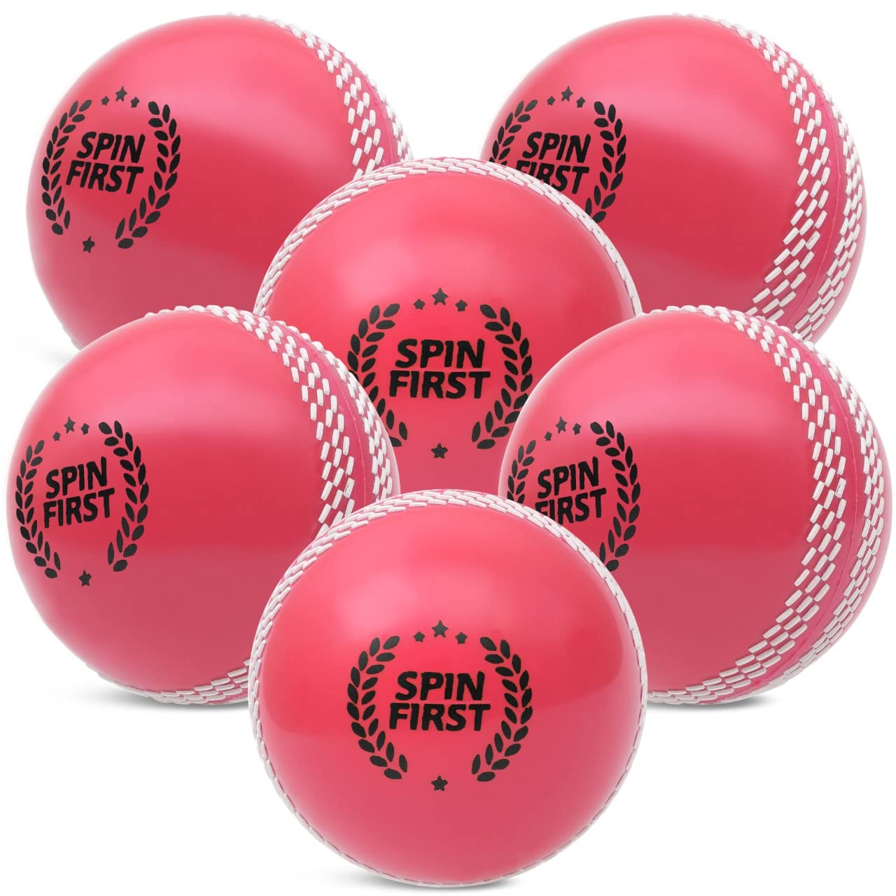ADS SPORTS Wind Cricket Balls - Air Practice Balls - Indoor & Outdoor Soft Training Cricket Ball For Coaching Practice (Pink)