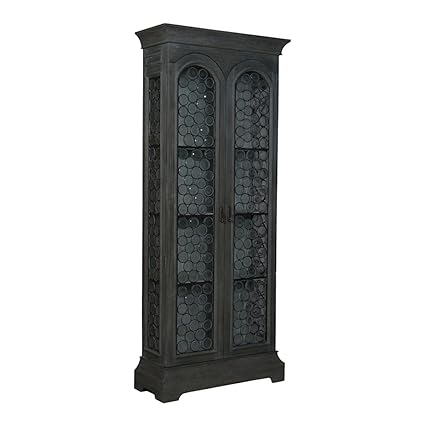 Amazon Com Artistic Winston Cottage Cabinet Gray Kitchen Dining