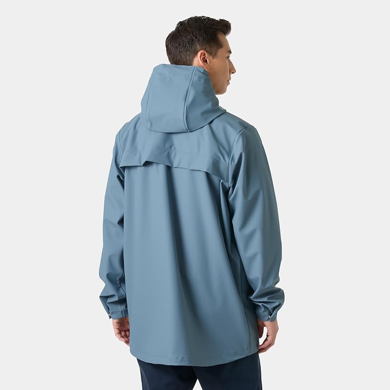 Men's Moss Rain Coat, Navy, S