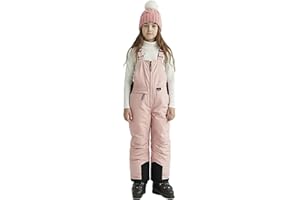 Arctic Quest Boys Girls Unisex Classic Ski & Snow Bib Overall Winter Snowsuit Water-Resistant Windproof Outdoor Rain Bib