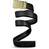 Mission Belt Men's Leather Ratchet Belt, 40mm Metal Collection