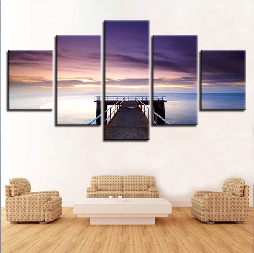 Download Arte de la pared de madera playa Free HD