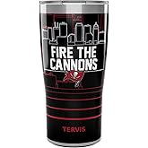 Tervis Traveler NFL Tampa Bay Buccaneers - Fire The Cannons Slogan Triple Insulated Tumbler Travel Cup Keeps Drinks Cold & Hot, 20oz, Stainless Steel